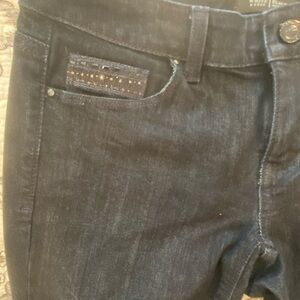 White House Black Market Dark Denim Jeans NWOT sz 27/4